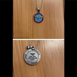 Alex and Ani adjustable Wonder Woman pendant necklace.  Brand new.  Retired.
